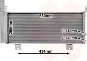 VAN WEZEL 56015701 -  Конденсатор, кондиционер